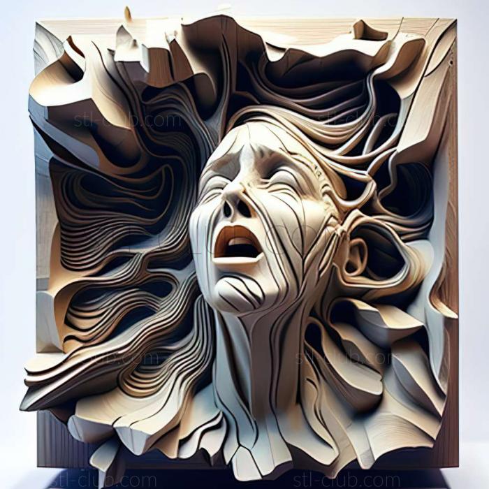 3D мадэль Мэтью Бон, американский художник (STL)